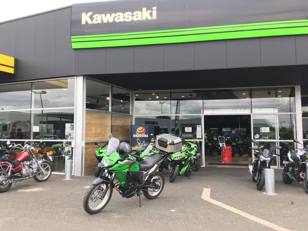 Livraison de la Kawasaki Versys X300