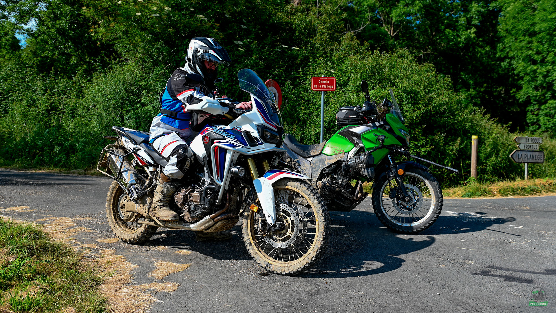 TET Dordogne TotoLeTouGro Poupougne a deux roues
